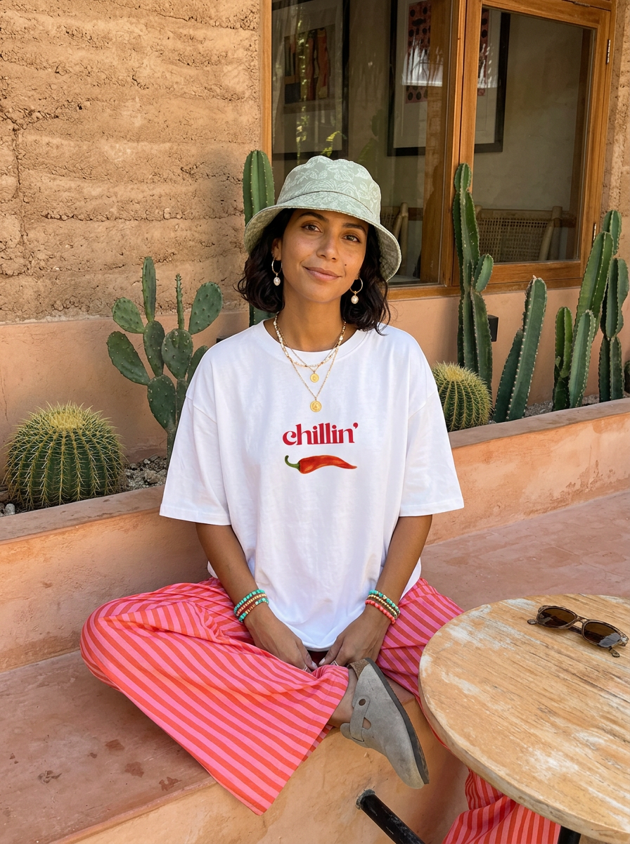 Chillin' Boxy Tee