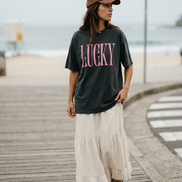 Lucky Vintage Washed Oversized Tee