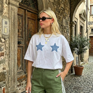 Two Stars Boxy Tee