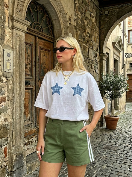 Two Stars Boxy Tee