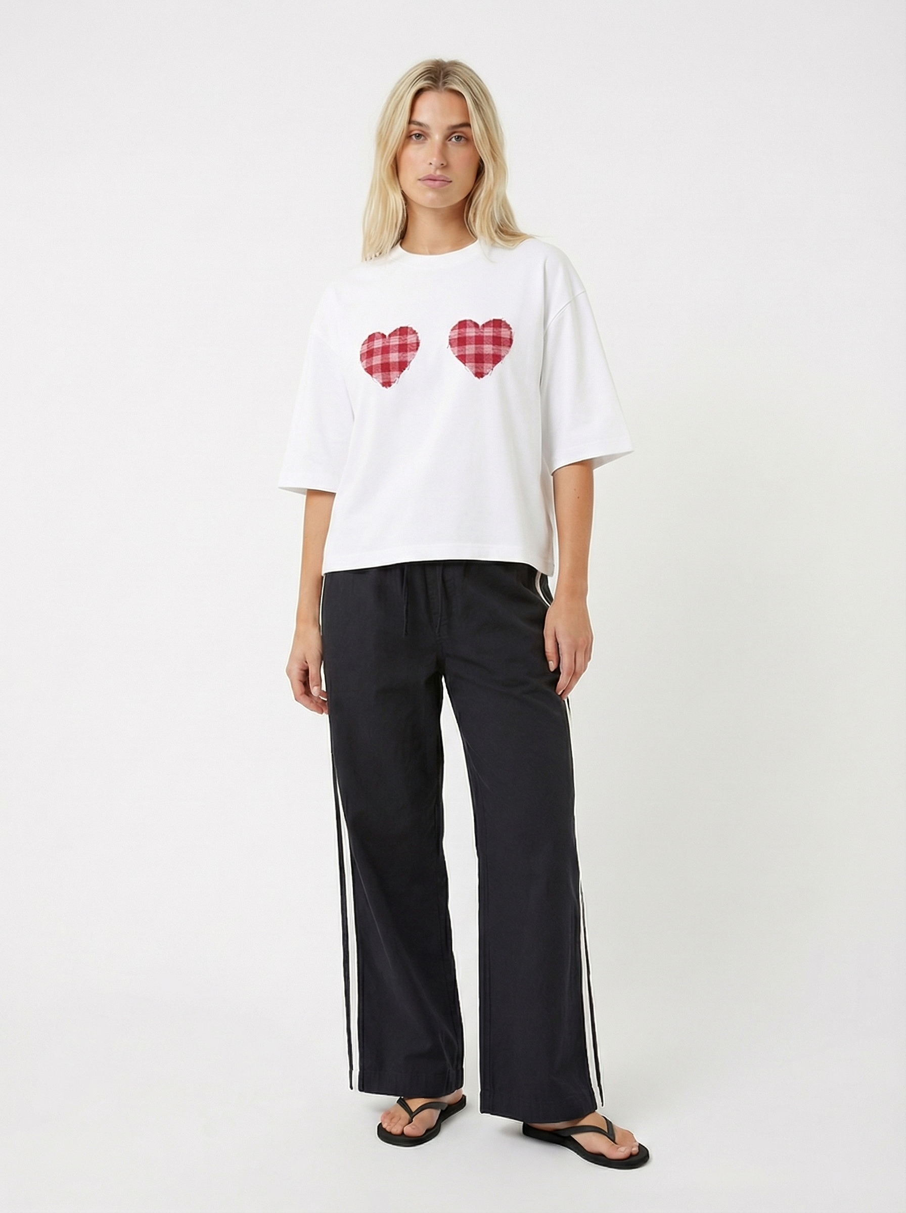 Two Hearts Boxy Tee