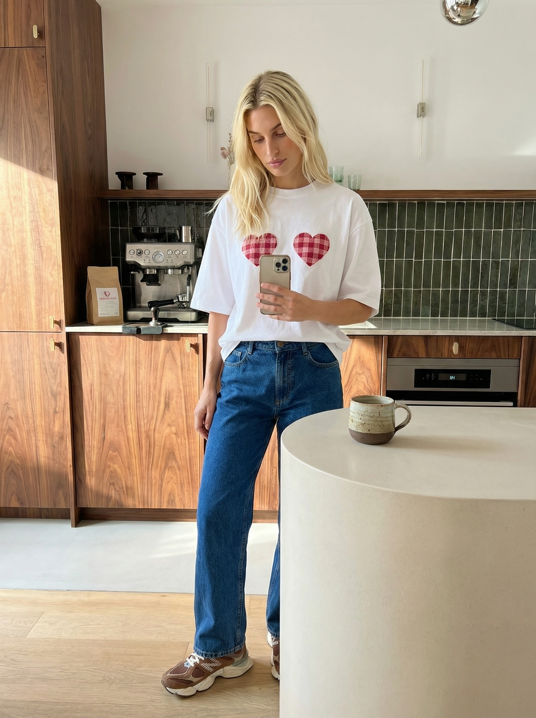 Two Hearts Boxy Tee