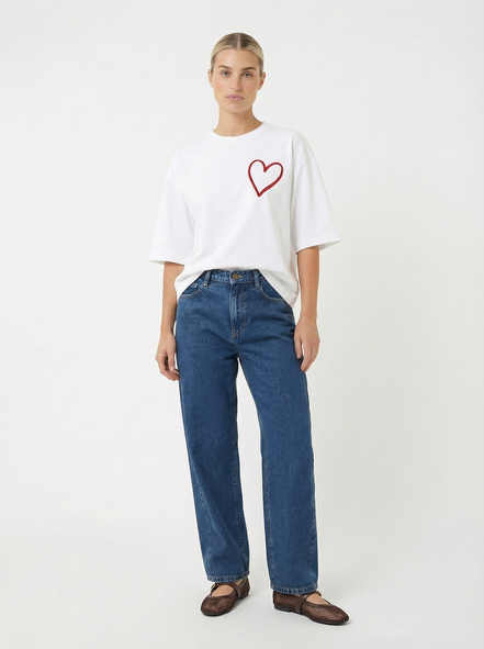 Heart Boxy Tee
