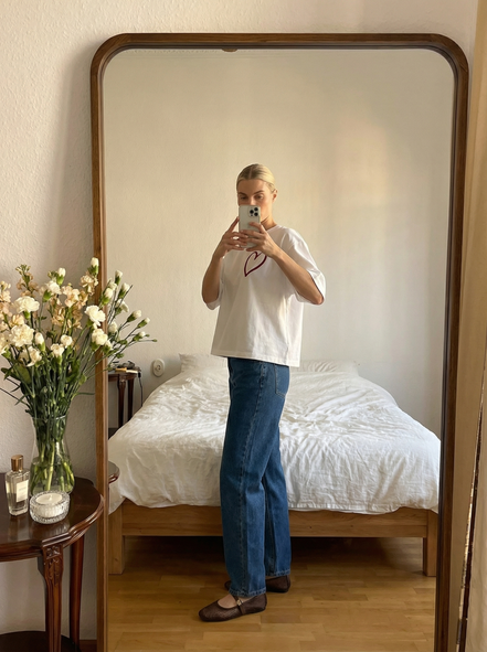 Heart Boxy Tee