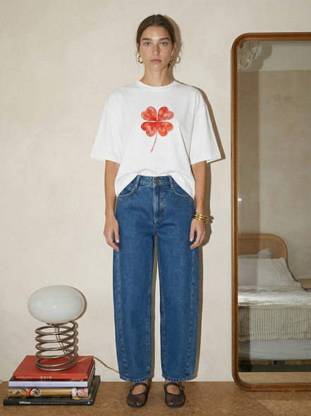Lucky Clover Boxy Tee