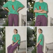 Green Chilli Vintage Wash Tee