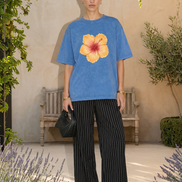 Hibiscus Vintage Wash Tee
