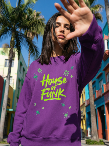 House of Funk Purple Sweatshirt