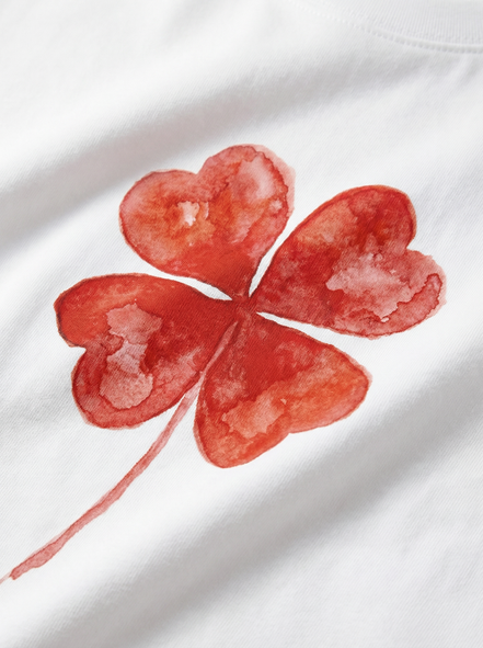 Lucky Clover Boxy Tee