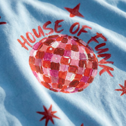 House of Funk Blue Boxy Tee
