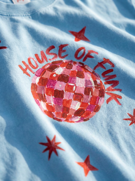 House of Funk Blue Boxy Tee
