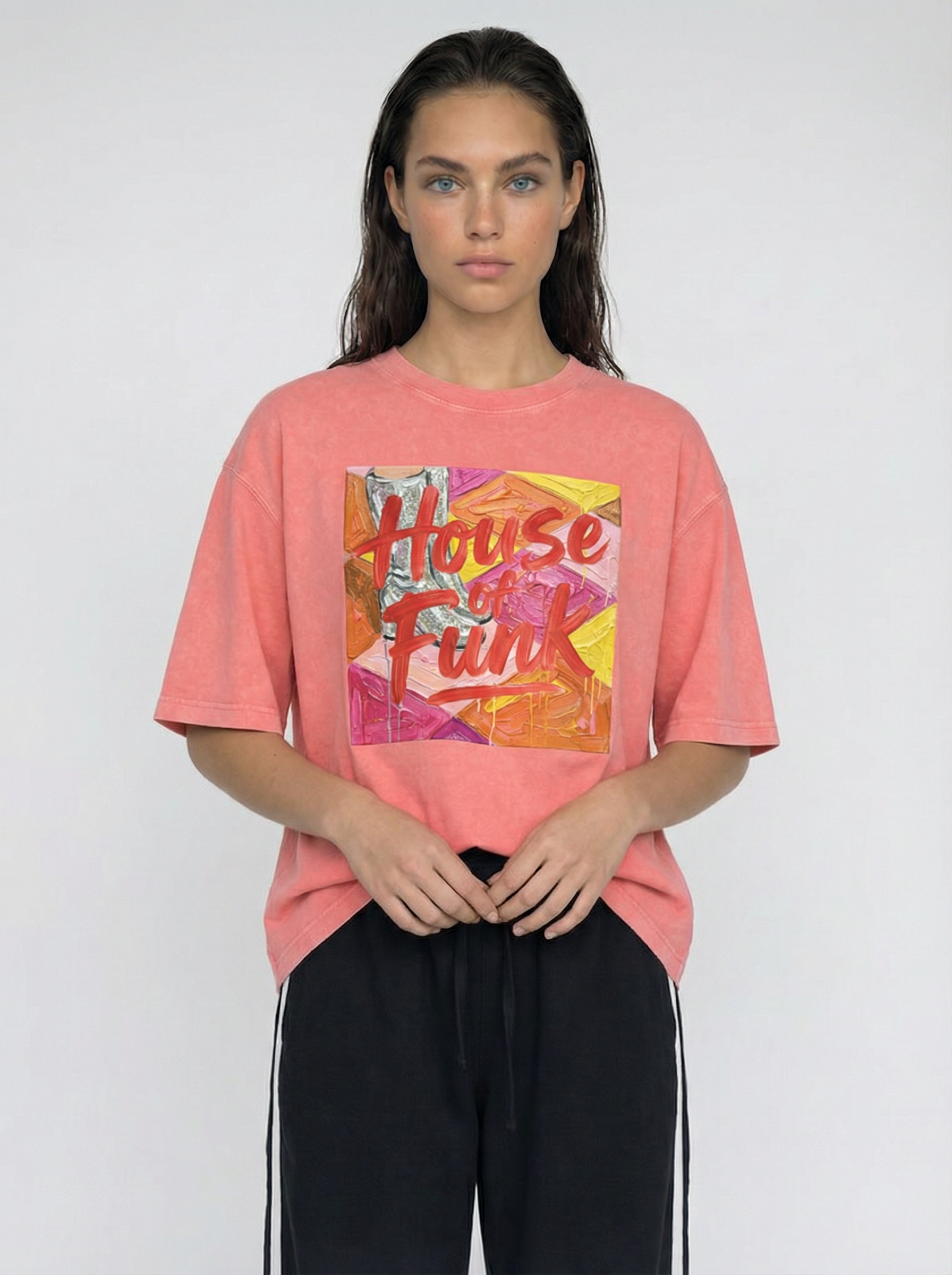 House of Funk Pink Tee