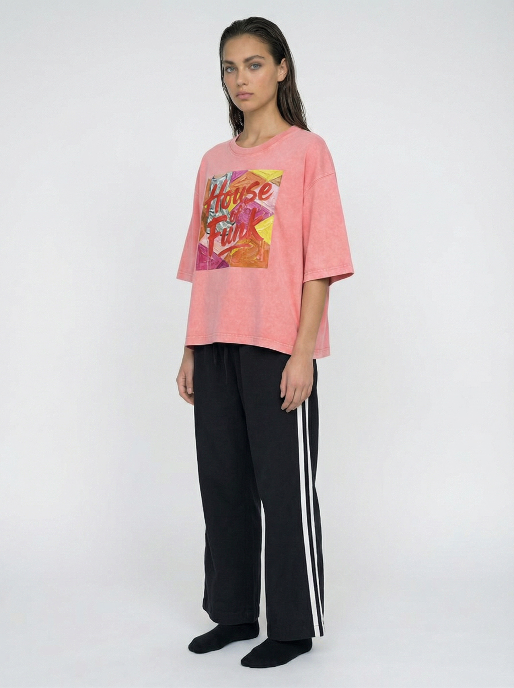 House of Funk Pink Tee