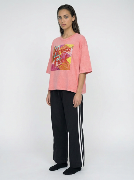 House of Funk Pink Tee