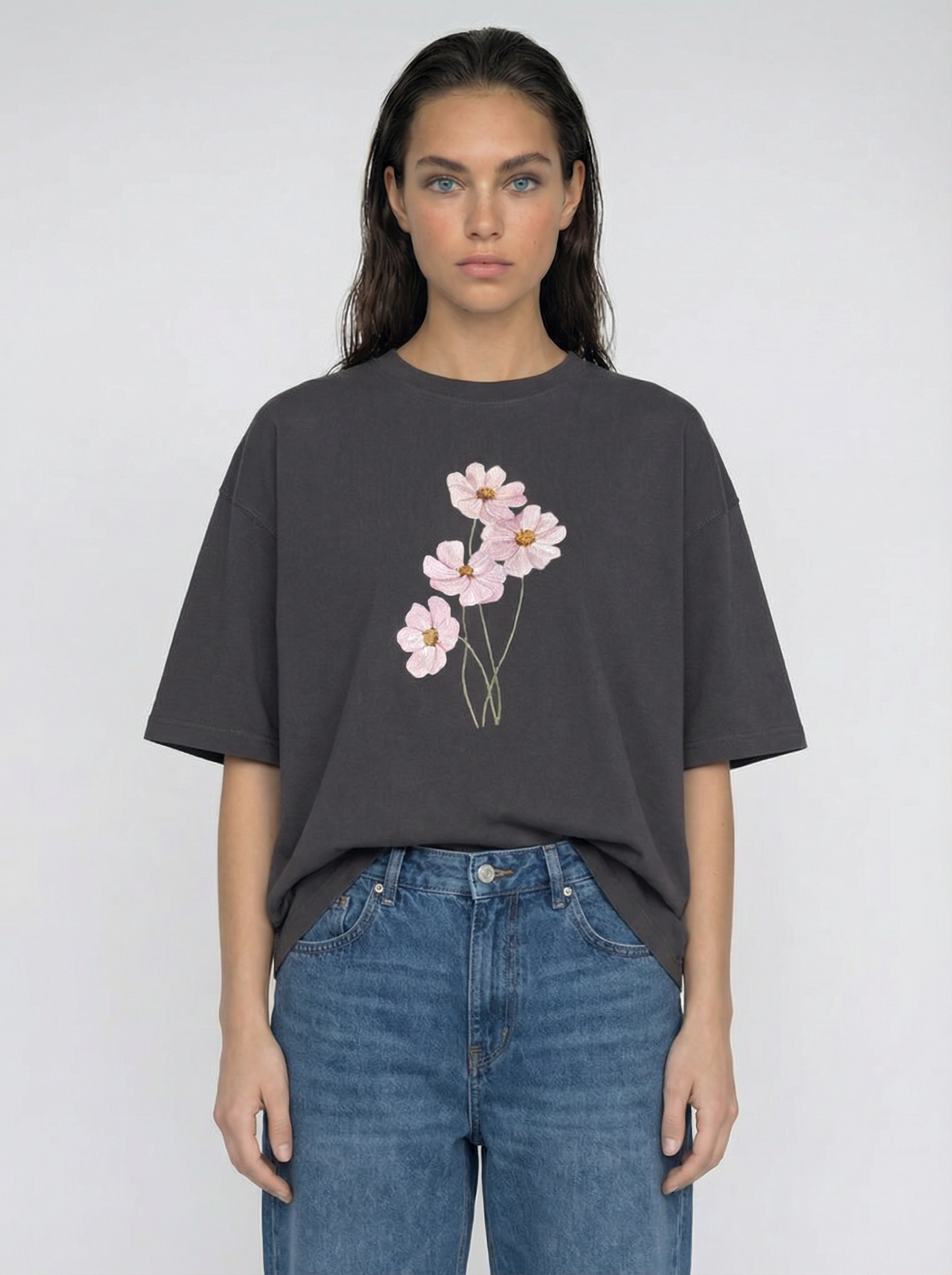 Floral Boxy Tee