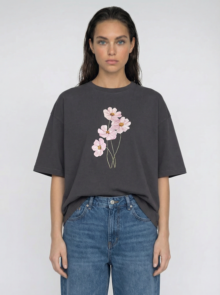 Floral Boxy Tee