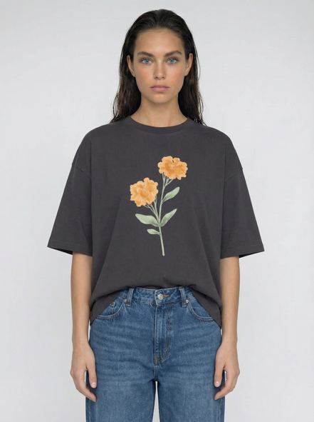 Floral Boxy Tee