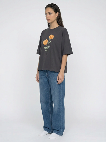 Floral Boxy Tee