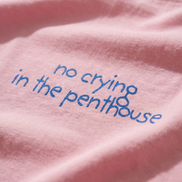 No Crying In The Penthouse Vintage Wash Oversized Tee
