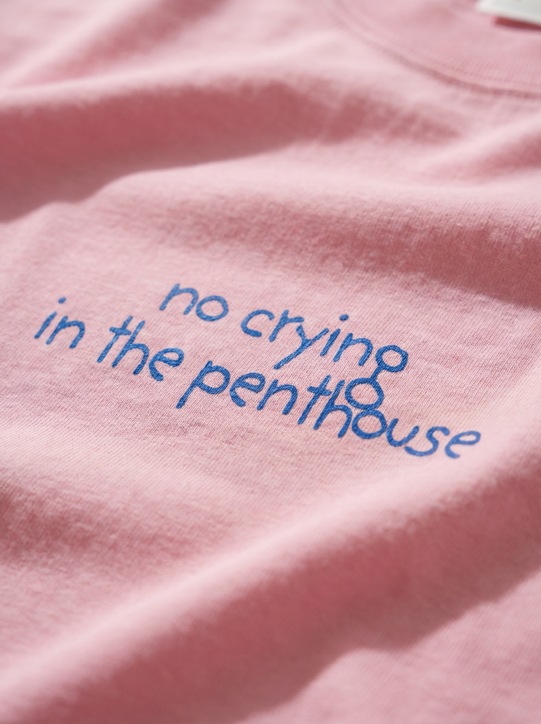 No Crying In The Penthouse Vintage Wash Oversized Tee