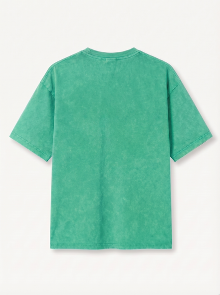 Lucky Snow Washed Oversized Tee