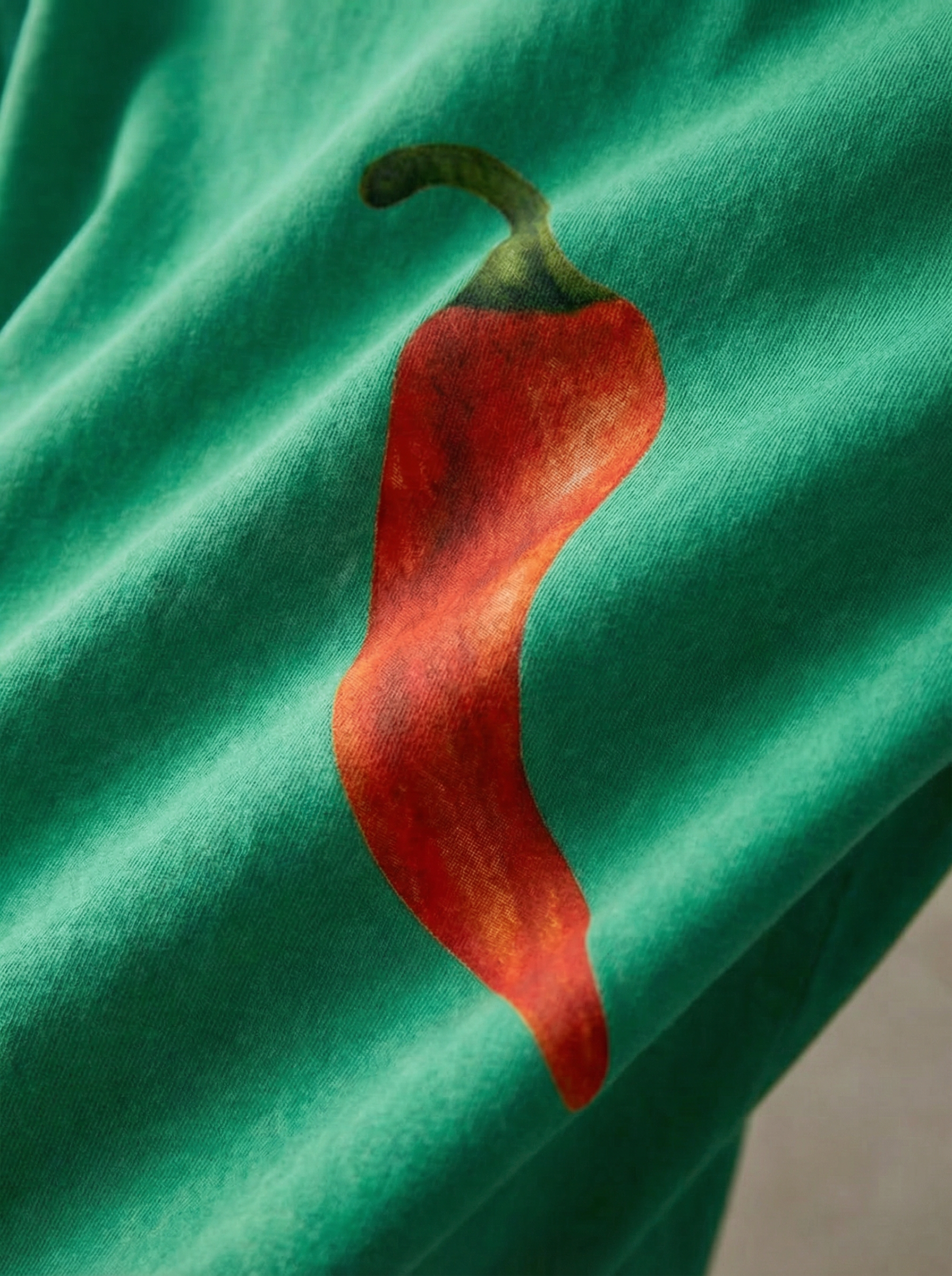 Green Chilli Vintage Wash Tee