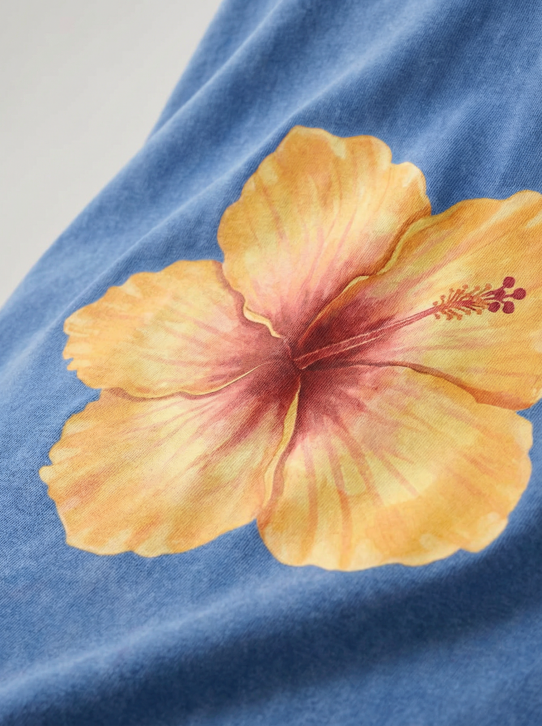 Hibiscus Vintage Wash Tee