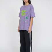 House of Funk Purple Oversized Tee
