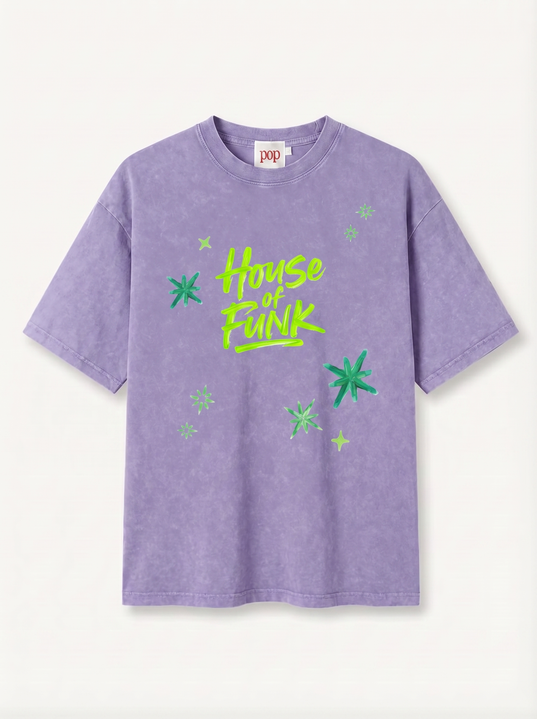 House of Funk Purple Oversized Tee