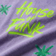 House of Funk Purple Oversized Tee