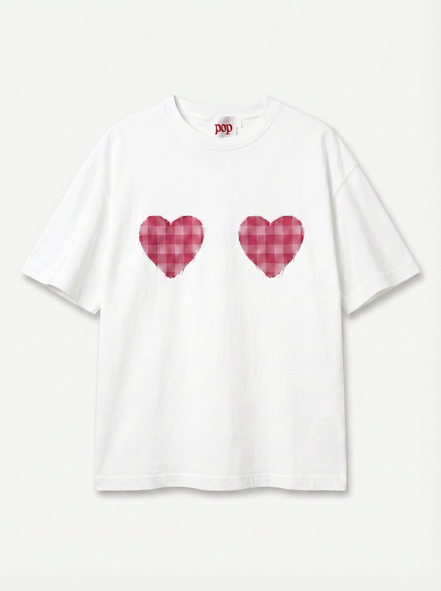 Two Hearts Boxy Tee