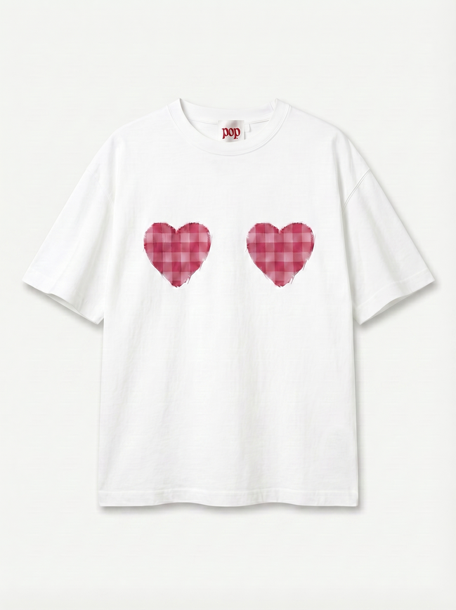 Two Hearts Boxy Tee