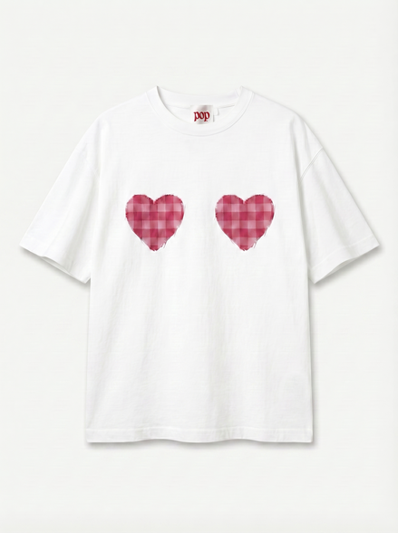 Two Hearts Boxy Tee