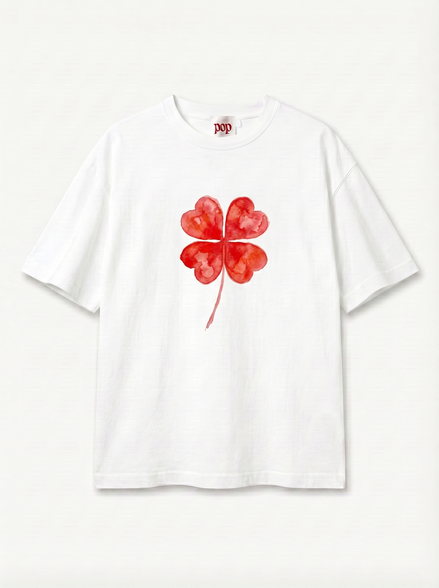 Lucky Clover Boxy Tee