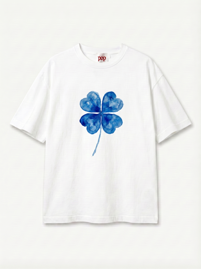 Lucky Clover Boxy Tee