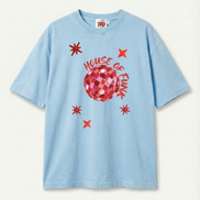 House of Funk Blue Boxy Tee