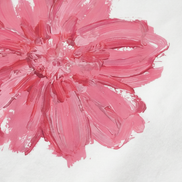 Pink Painted Flower Sweatshirt