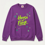 House of Funk Purple Sweatshirt