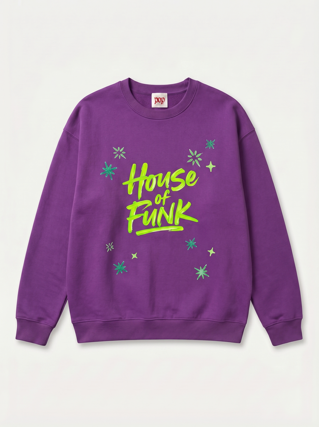 House of Funk Purple Sweatshirt
