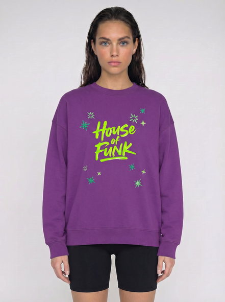 House of Funk Purple Sweatshirt