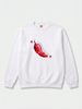 Feel The Heat White Sweatshirt