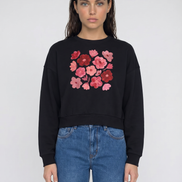 Vintage Washed Cropped Sweatshirt