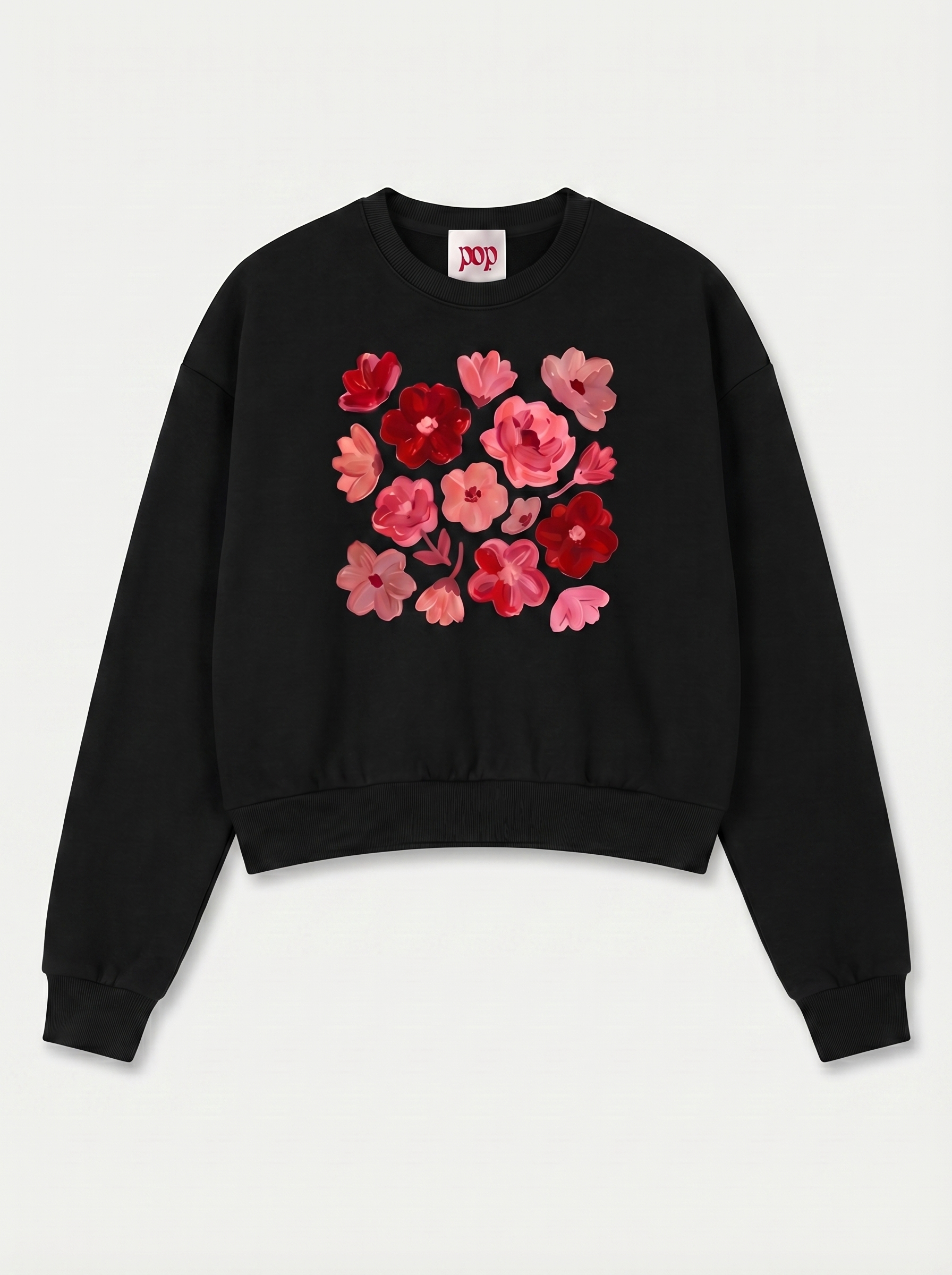 Vintage Washed Cropped Sweatshirt
